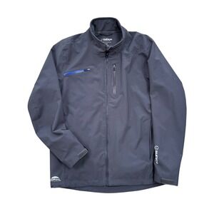 Sunice Zephal Mens Grey Waterproof Breathable Stretch Golf Jacket Medium